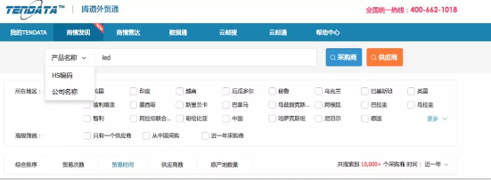 球盟会(中国),商情发现,tendata,一键搜索,外贸企业,外贸通,客户开发